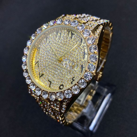 Iced Out Diamond Luxury Design Watch - Picture 3 of 5